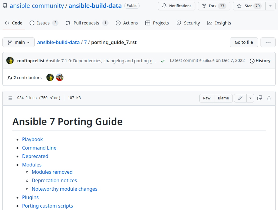 porting guide